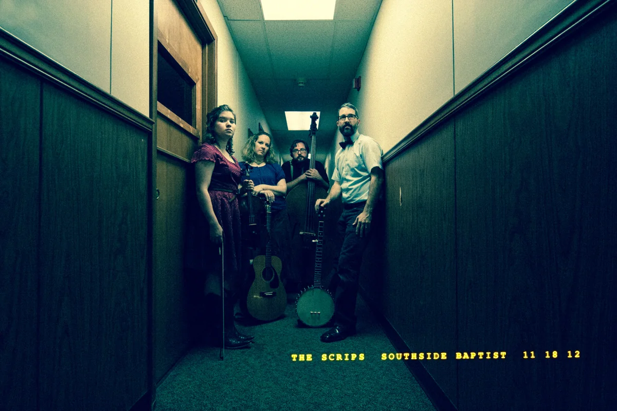 The Scrips with instruments at Southside Baptist in 2012